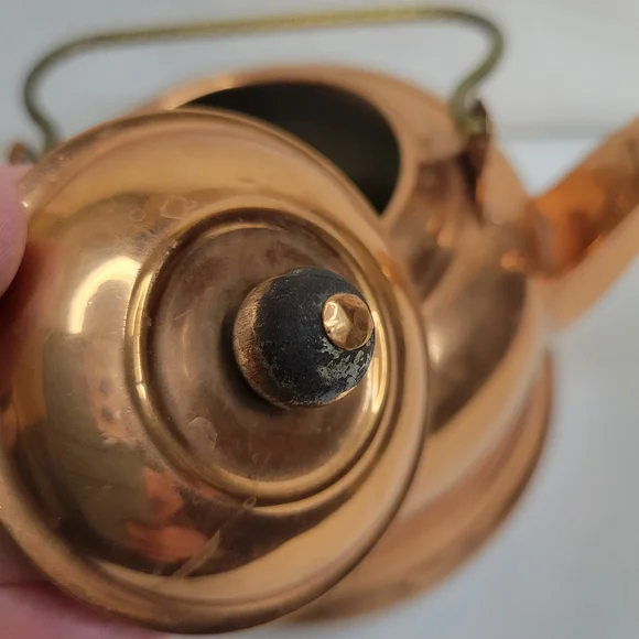 Elegant Copper Tea Kettle